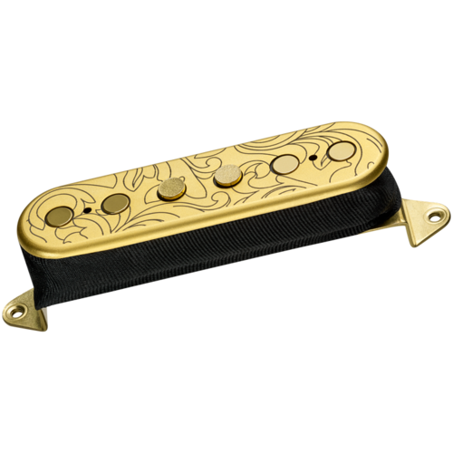 DiMarzio DP288F Steve Vai Utopia™ Middle F-Spaced - Black & Gold