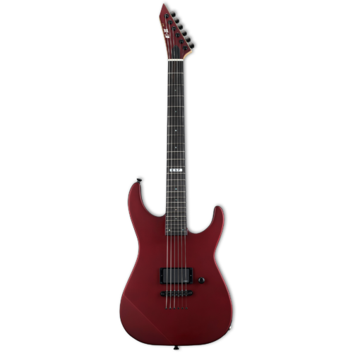 ESP E-II M-I Thru NT Deep Candy Apple Red Satin