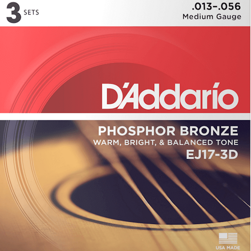 D'Addario EJ17 3 Pack