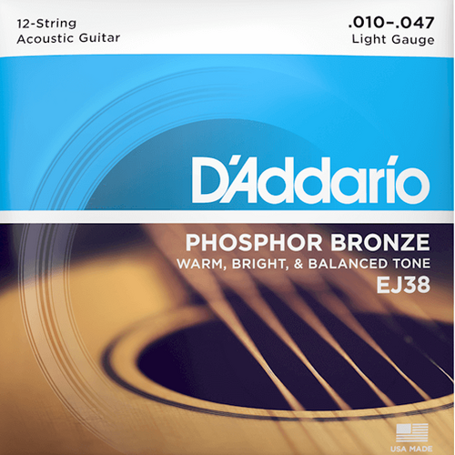 D'Addario EJ38 Phosphor Bronze .010 - .047