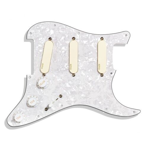 EMG DG20 David Gilmour Ivory White Pearl