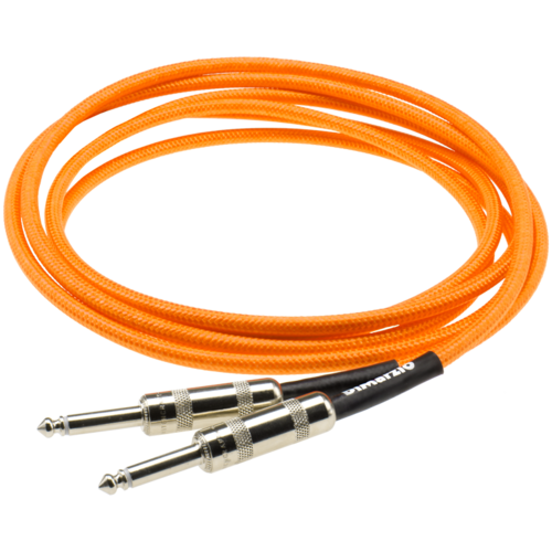DiMarzio EP1710SSOR Guitar Cable 10ft - Neon Orange