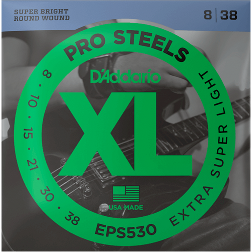 D'Addario EPS530 XL Pro Steels 08-38
