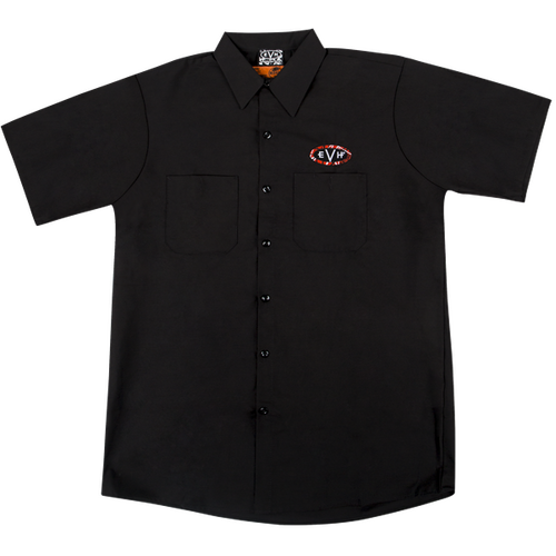 EVH Woven Shirt Black Size Medium