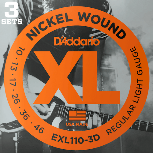 D'Addario EXL110-3D - 3 pack