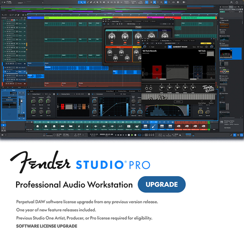 Fender Studio Pro 8 Perpetual Upgrade from Studio One