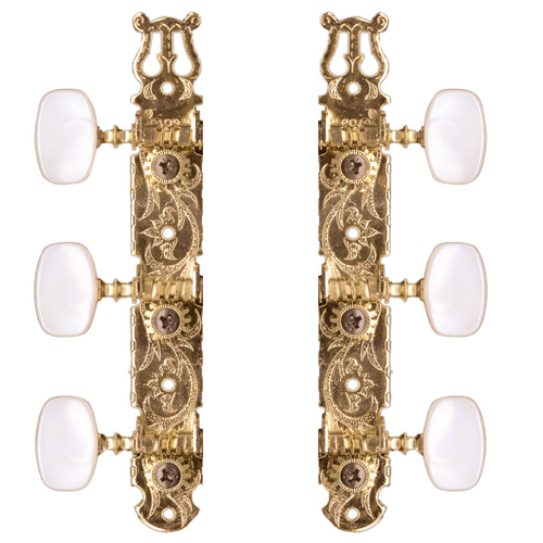 Gotoh 35G450 Classical Machine Heads 3-a-Side Gold