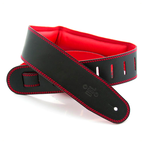 DSL GEG25-15-6 2.5" Padded Garment Black/Red Strap
