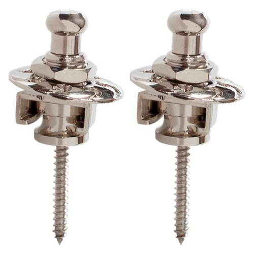 XTR GPX01C Guitar Strap Locks Pair - Chrome