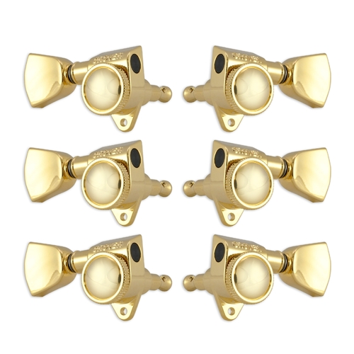 Grover Roto-Grip Locking Rotomatics 502GK Gold Keystone Set of 6