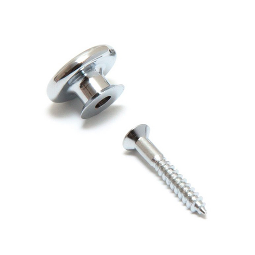 Gotoh Oversized Strap Button Chrome - Each