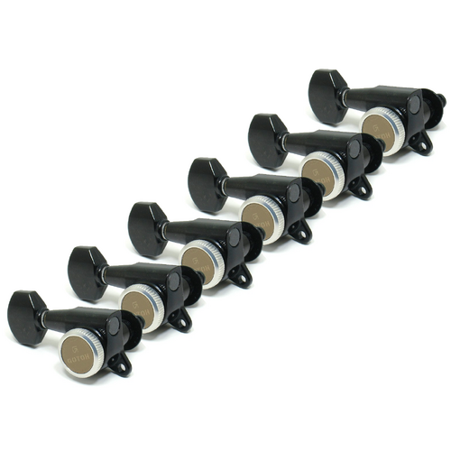 Gotoh SG381 6-In-Line Locking Tuner Set - Black LH