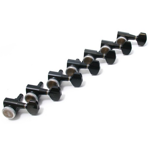 Gotoh SG381 7-In-Line Locking Tuner Set - Black