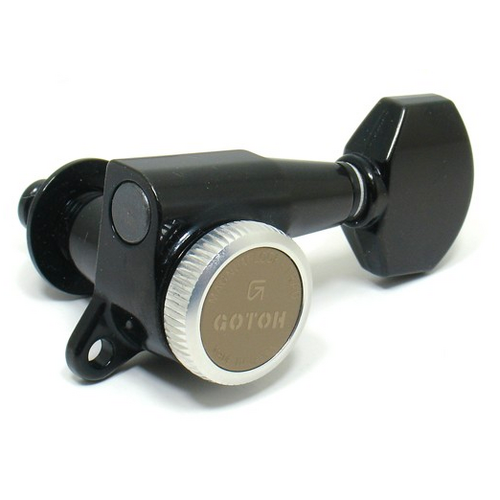 Gotoh SG381 6-In-Line Locking Tuner - Black