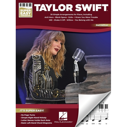 Taylor Swift - Super Easy Piano Songbook - 2nd Edition