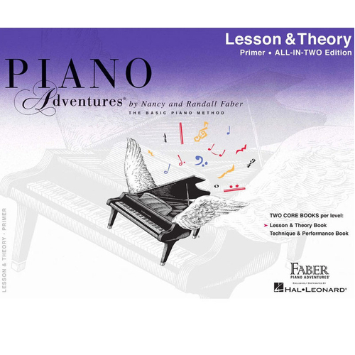 Piano Adventures All-In-Two Primer Level - Lesson & Theory Book