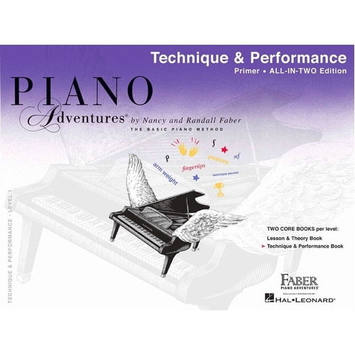 Piano Adventures All-In-Two Primer Level - Technique & Performance Book