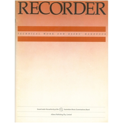 Recorder - Technical Work and Users Handbook