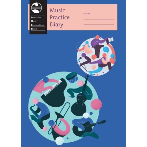 AMEB Music Practice Diary Azure
