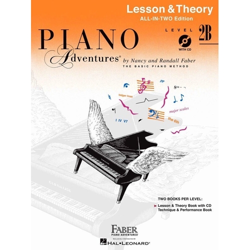 Piano Adventures All-In-Two Level 2B - Lesson & Theory Book/CD