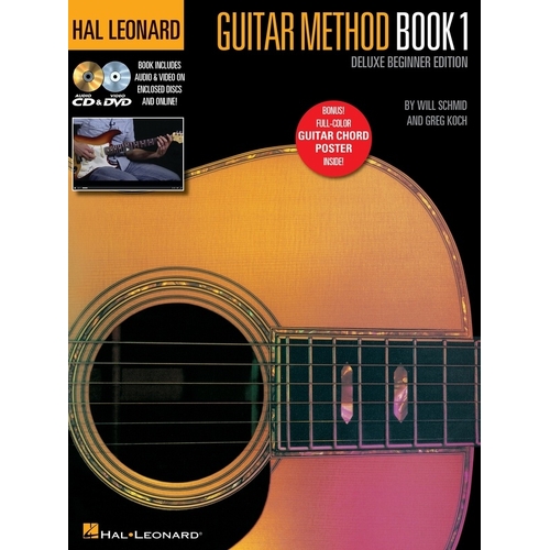 Hal Leonard Guitar Method - Book 1, Deluxe Beginner Edition
