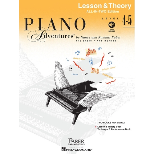Piano Adventures All-In-Two Level 4-5 - Lesson & Theory Book