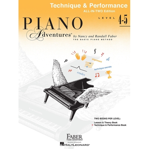 Piano Adventures All-In-Two Level 4-5 - Technique & Performance Book