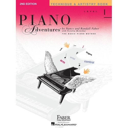 Piano Adventures Level 1 - Technique & Artistry Book