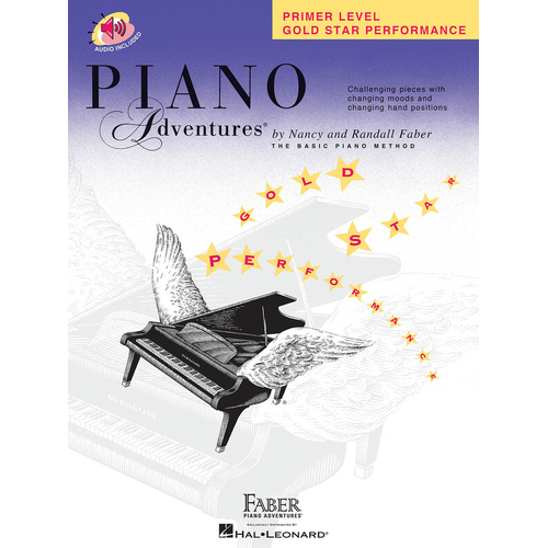 Piano Adventures Primer Level - Gold Star Performance