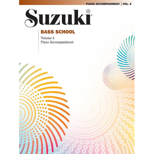 Suzuki Bass School Vol. 4 Piano Accompaniment