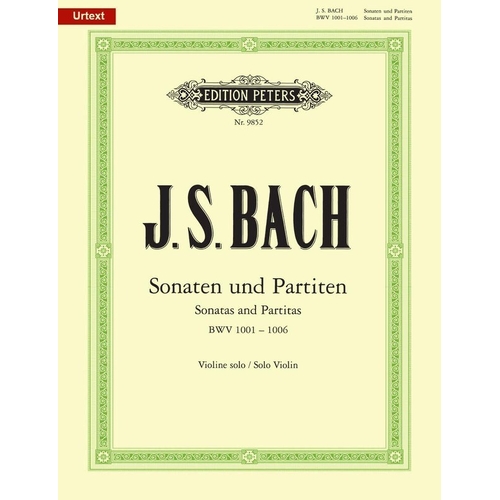 J.S. Bach The 6 Solo Sonatas and Partitas BWV 1001-1006