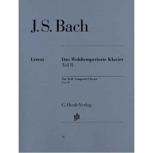 J.S. Bach The Well-Tempered Clavier Part 2