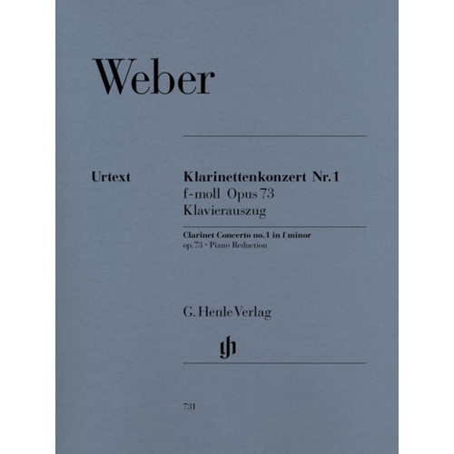 Weber Clarinet Concerto No. 1 F minor Op. 73