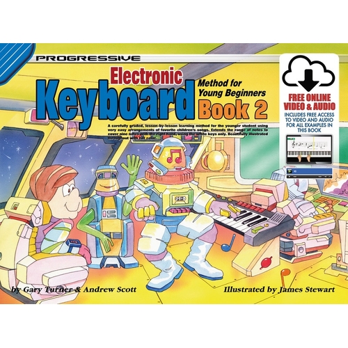 Progressive Electronic Keyboard Method Young Beginners Bk 2