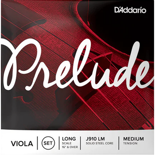 D'Addario Prelude J910 LM Viola String Set Long Medium Tension