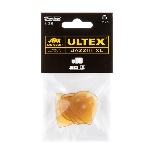 Dunlop 427P138 ULTEX® Jazz III 1.38mm - 6 Pack