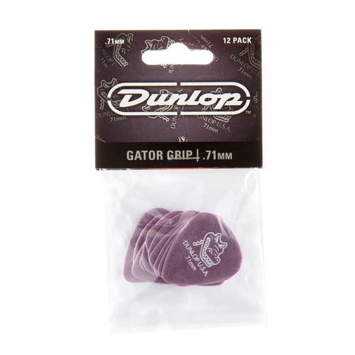Dunlop 417P071 Gator Grip® .71mm - 12 Pack