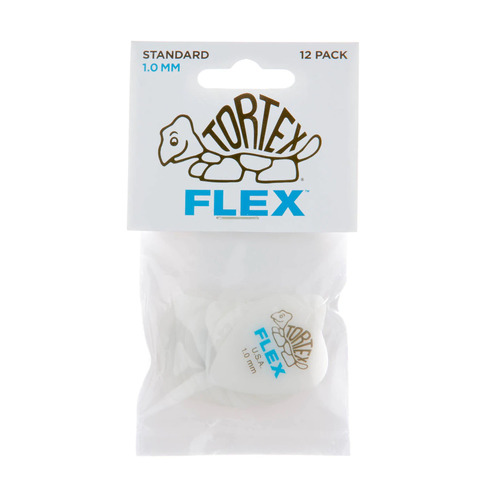 Dunlop 428P100 TORTEX® Flex™ Standard 1.0mm - 12 Pack