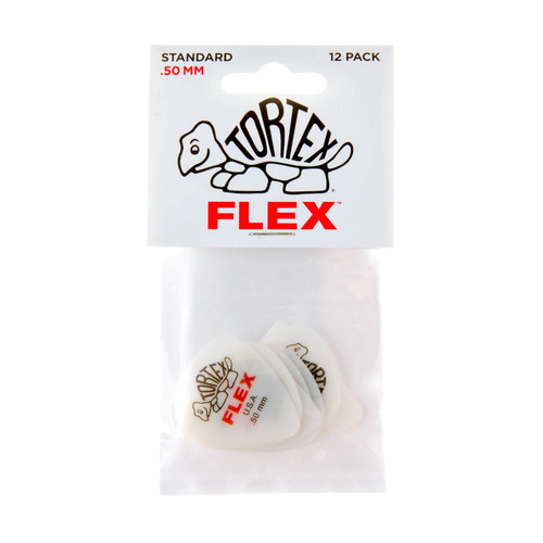 Dunlop 428P050 TORTEX® Flex™ Standard .50mm - 12 Pack