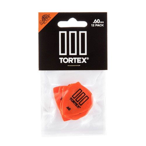 Dunlop 462P060 TORTEX® TIII .60mm - 12 Pack