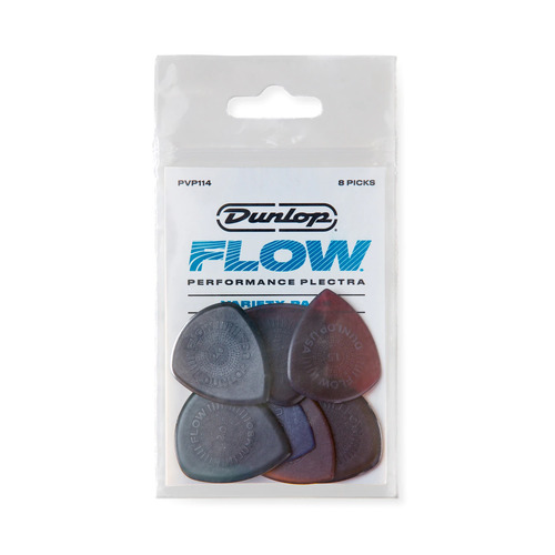 Dunlop PVP114 Flow® Pick Variety - 8 Pack