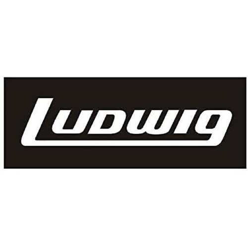 Ludwig 2x5.5 White Ludwig Decal