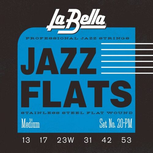 La Bella 20PM Jazz Flats Medium 13-53