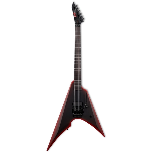 LTD Arrow Black Metal Black Red Burst Satin