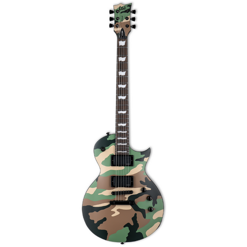 LTD EC-1000 Woodland Camo Satin