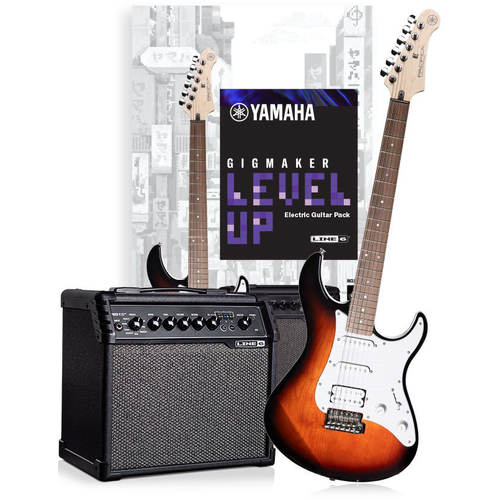 Yamaha Pacifica Gigmaker Level Up Pack Old Violin Sunburst
