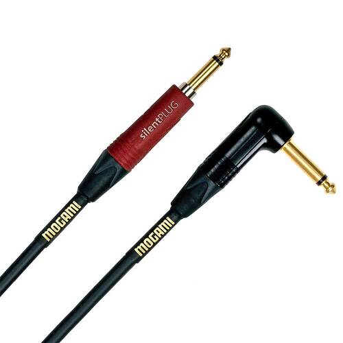 Mogami Gold Right Angle to Silent Straight 10ft