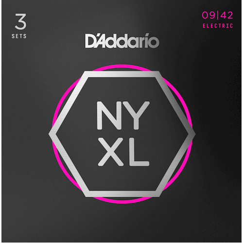 D'Addario NYXL0942-3P NYXL 09-42 - 3 Pack