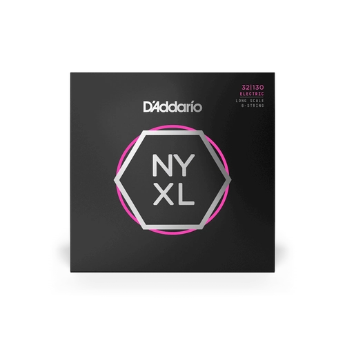 D'Addario NYXL 32-130 Long Scale 6 String