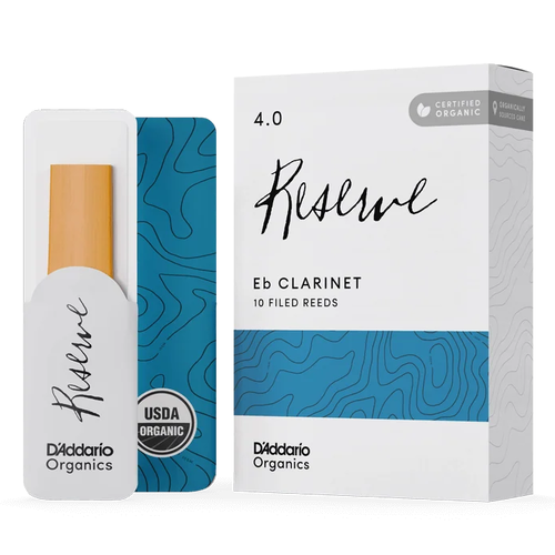 D'Addario ODBR1040 Organic Reserve Eb Clarinet 4.0 - 10 Pack 
